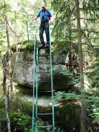 Felsen werden erklommen
