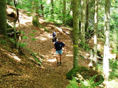 Weiter gehts immer entlang des Baches