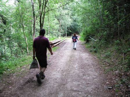 Martin auf der Verfolgungsjagd vom frisch gedopten Zirberl