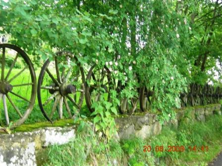 Interessanter Gartenzaun