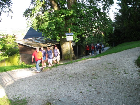 ...damit eine neuerliche Steigung genommen werden kann