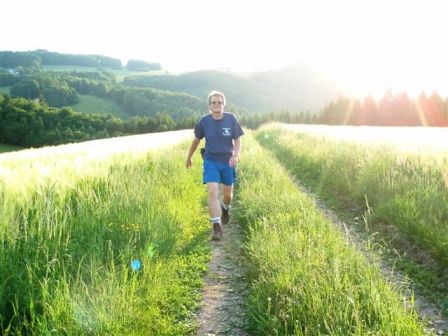 Und Helmi ist schon wieder hinten nach