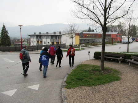 Einmarsch der 2. Gruppe in Kirchdorf an der Krems