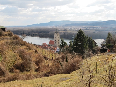 Die Kirche von Stein an der Donau
