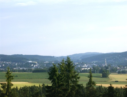 ...mit Ausblick Richtung Naila